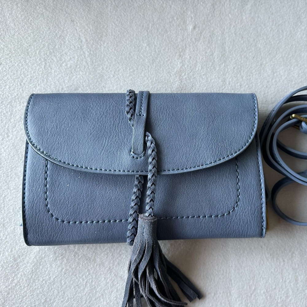 Free People Sky Blue Crossbody Bag